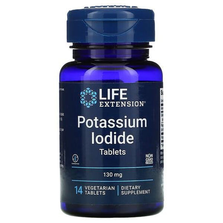 Life Extension, Potassium Iodide Tablets, 130 mg, 14 Tablets - Supply Center USA