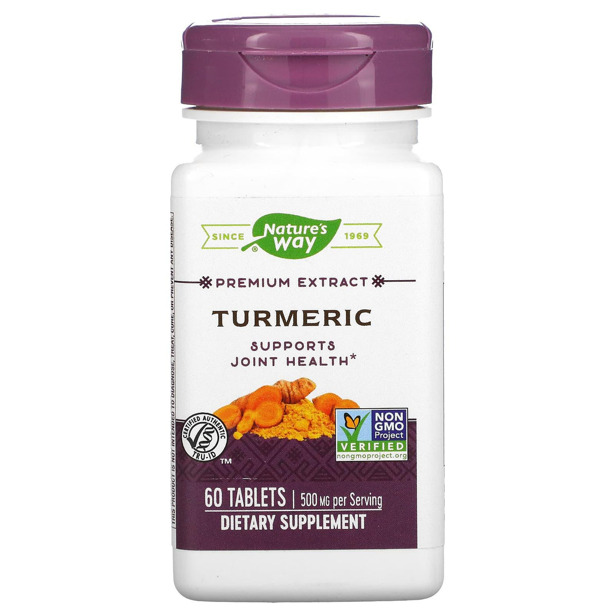 Nature's Way, Premium Extract, Turmeric, 500 mg , 60 Tablets - Supply Center USA