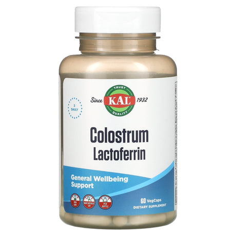 KAL, Colostrum Lactoferrin, 60 VegCaps - Supply Center USA