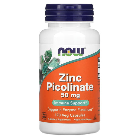 NOW Foods, Zinc Picolinate, 50 mg, 60 Veg Capsules - Supply Center USA