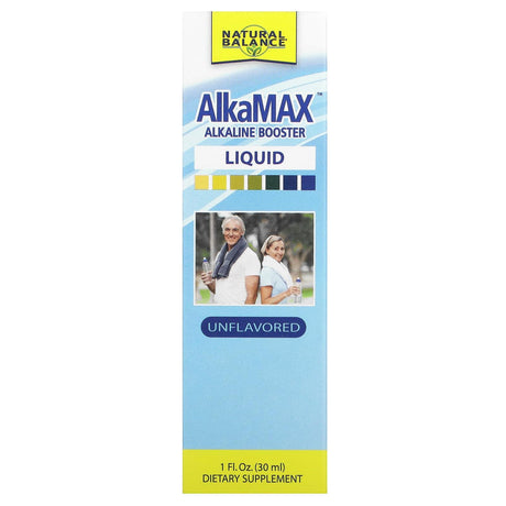 Natural Balance, AlkaMAX, Alkaline Booster, Unflavored, 1 fl oz (30 ml) - Supply Center USA