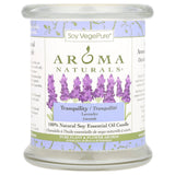 Aroma Naturals, 100% Natural Soy Essential Oil Candle, Tranquility, Lavender, 8.8 oz (260 g)