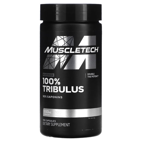 MuscleTech, Platinum 100% Tribulus, 650 mg, 100 Capsules - Supply Center USA