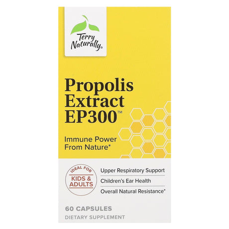 Terry Naturally, Propolis Extract EP300, 60 Capsules - Supply Center USA