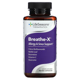 LifeSeasons, Breathe-X, Allergy & Sinus Support, 90 Veg Capsules - Supply Center USA