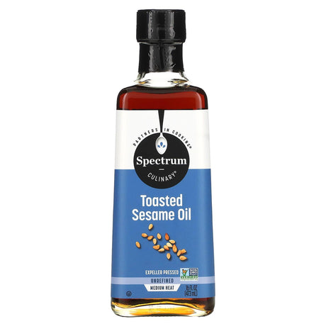 Spectrum Culinary, Toasted Sesame Oil, Unrefined, 16 fl oz (473 ml) - Supply Center USA