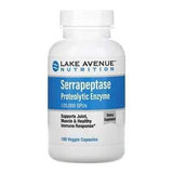 Lake Avenue Nutrition, Serrapeptase, Proteolytic Enzyme, 120,000 SPUs, 180 Veggie Capsules - Supply Center USA