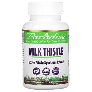 Paradise Herbs, Milk Thistle, 60 Vegetarian Capsules - Supply Center USA