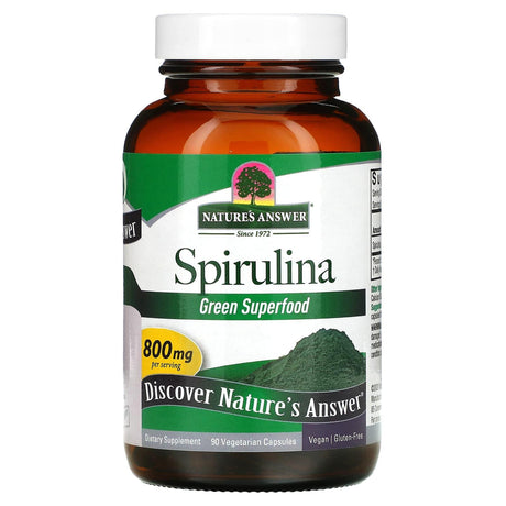 Nature's Answer, Spirulina, 400 mg, 90 Vegetarian Capsules - Supply Center USA