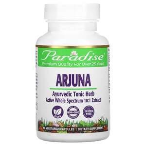 Paradise Herbs, Arjuna, 60 Vegetarian Capsules - Supply Center USA