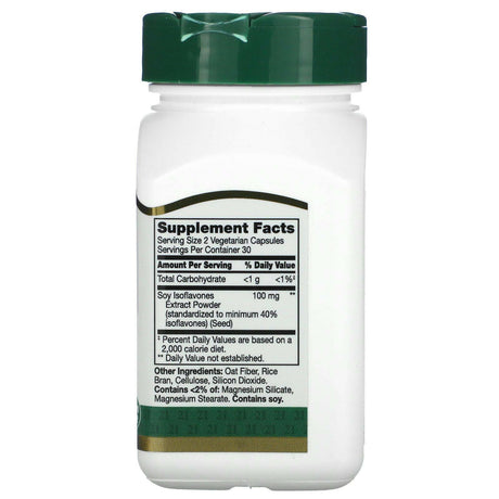 21st Century, Standardized Soy Isoflavones Extract, 60 Vegetarian Capsules - Supply Center USA