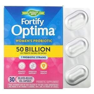 Nature's Way, Fortify Optima, Women's Probiotic, 50 Billion, 30 Delayed Release Veg. Capsules - Supply Center USA