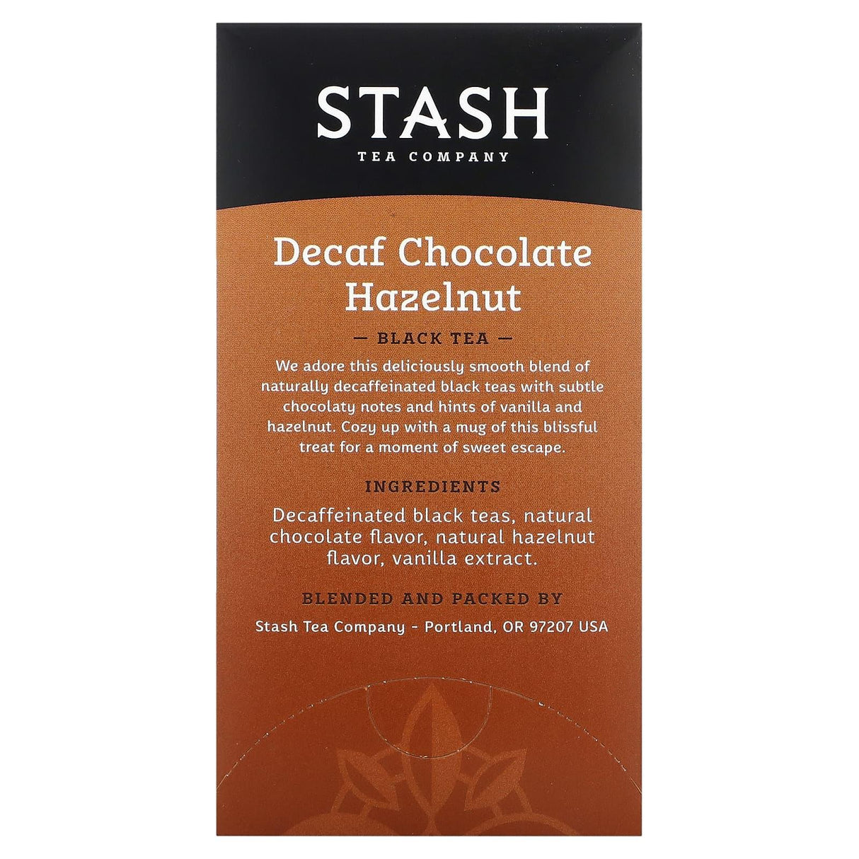 Stash Tea, Black Tea, Decaf Chai Spice, 18 Tea Bags, 1.1 oz (33 g) - Supply Center USA