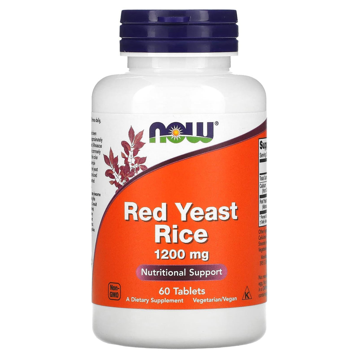 NOW Foods, Red Yeast Rice, 1,200 mg, 120 Tablets - Supply Center USA