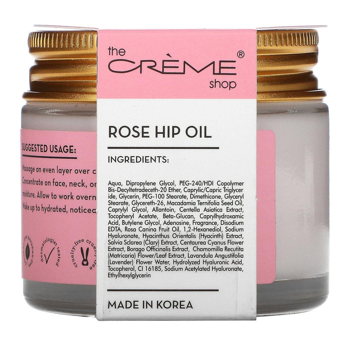 The Creme Shop, Gelee Beauty Mask, Overnight Treatment, Rose Hip Oil, 2.36 oz (70 ml) - HealthCentralUSA