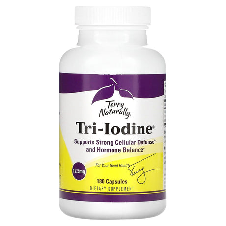 Terry Naturally, Tri-Iodine, 3 mg, 90 Capsules - Supply Center USA