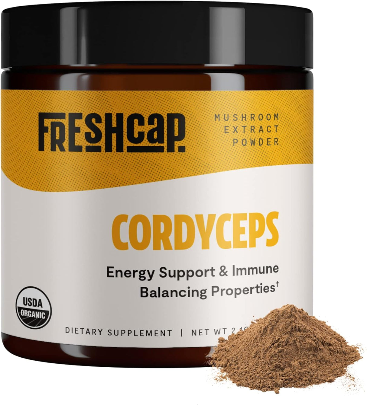 Freshcap Ultimate Mushroom Complex - Ayurveda Lions Mane, Reishi, Cordyceps, Chaga, Turkey Tail, Maitake - Immune Support & Nootropic Supplements for Immunity, Energy, Memory & Focus (120 Capsules)