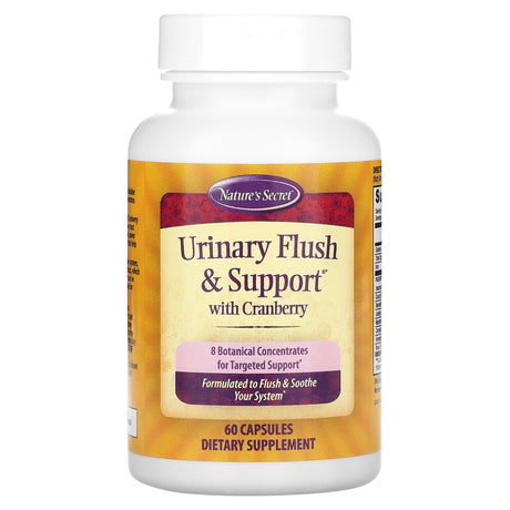 Nature's Secret, Urinary Flush & Support with Cranberry, 60 Capsules - Supply Center USA