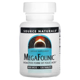 Source Naturals, MegaFolinic, 800 mcg, 120 Tablets - Supply Center USA