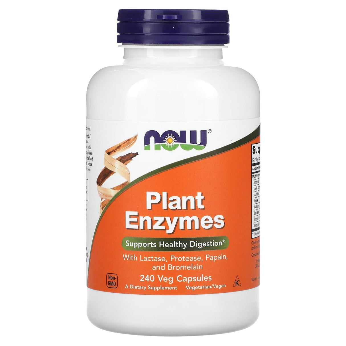 NOW Foods, Plant Enzymes, 240 Veg Capsules - Supply Center USA