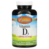 Carlson, Vitamin D3, 25 mcg (1,000 IU), 100 Soft Gels - Supply Center USA