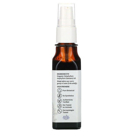 Aura Cacia, Organic Tamanu Skin Care Oil, 1 fl oz (30 ml) - Supply Center USA