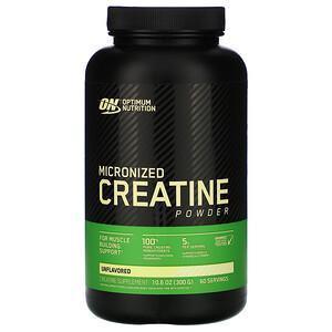 Optimum Nutrition, Micronized Creatine Powder, Unflavored, 10.6 oz (300 g) - Supply Center USA