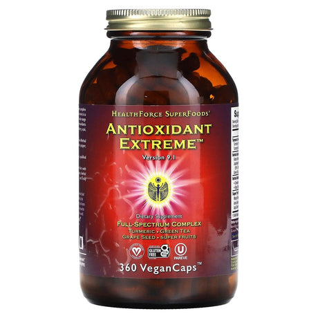 HealthForce Superfoods, Antioxidant Extreme, Version 9.1, 360 VeganCaps - Supply Center USA