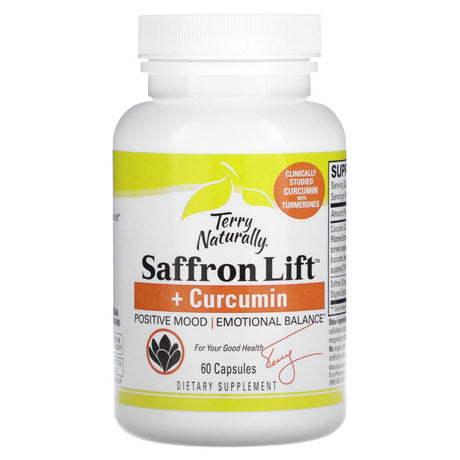 Terry Naturally, Saffron Life + Curcumin, 60 Capsules - Supply Center USA