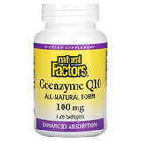 Natural Factors, Coenzyme Q10, 100 mg, 120 Softgels - Supply Center USA