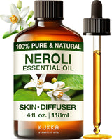 Kukka Tea Tree Oil for Skin, Healthy Hair & Toenails - Huge 4 Fl Oz - 100% Pure Natural Australian Tea Tree Essential Oil - Experience Therapeutic Melaleuca Oil for Scalp, Nails & Soap Making Scent