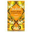 Pukka Herbs, Organic Herbal Tea, Lemon Ginger & Manuka Honey, Caffeine Free, 20 Sachets, 0.07 oz (2 g) Each - Supply Center USA