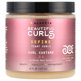 Alaffia, Beautiful Curls, Curl Control Custard, All Curls, Unrefined Shea Butter, 8 fl oz (235 ml)