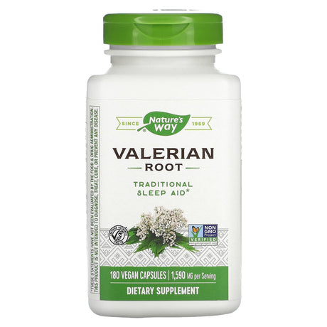 Nature's Way, Valerian Root, 1,590 mg, 100 Vegan Capsules - Supply Center USA