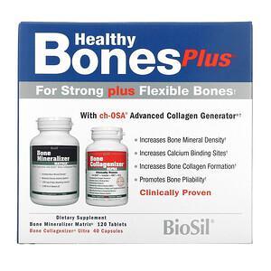 BioSil by Natural Factors, Healthy Bones Plus, Two-Part Program - HealthCentralUSA