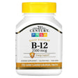 21st Century, B-12, Cherry, 5,000 mcg, 110 Sublingual Tablets - Supply Center USA