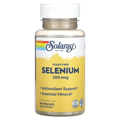 Solaray, Selenium, 100 mcg , 100 VegCaps - Supply Center USA