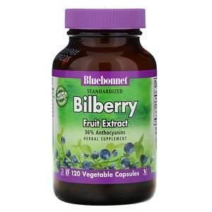 Bluebonnet Nutrition, Standardized Bilberry Fruit Extract, 120 Vegetable Capsules - Supply Center USA