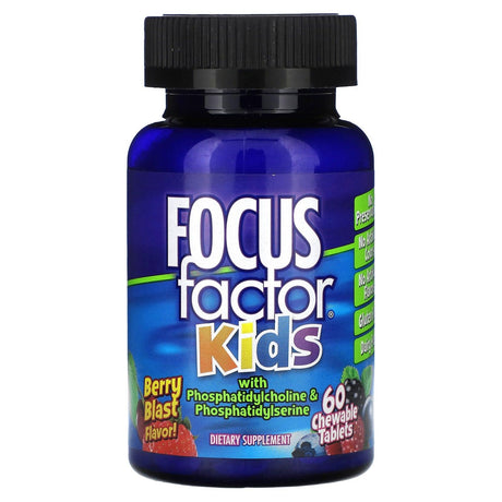 Focus Factor, Focus Factor Kids, Berry Blast, 60 Chewable Tablets - Supply Center USA