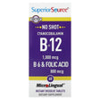 Superior Source, Cyanocobalamin B-12, B-6 & Folic Acid, 60 MicroLingual Instant Dissolve Tablets - Supply Center USA