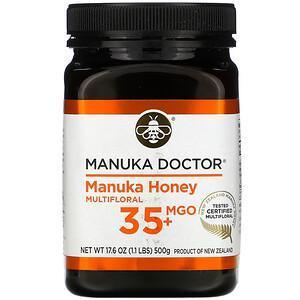 Manuka Doctor, Manuka Honey Multifloral, MGO 35+, 17.6 oz (500 g) - Supply Center USA