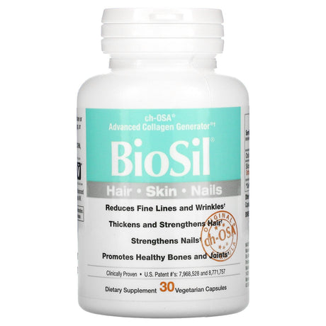 BioSil by Natural Factors, ch-OSA Advanced Collagen Generator, 30 Vegetarian Capsules - Supply Center USA