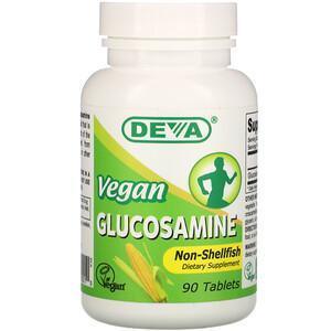 Deva, Vegan Glucosamine, 90 Tablets - Supply Center USA