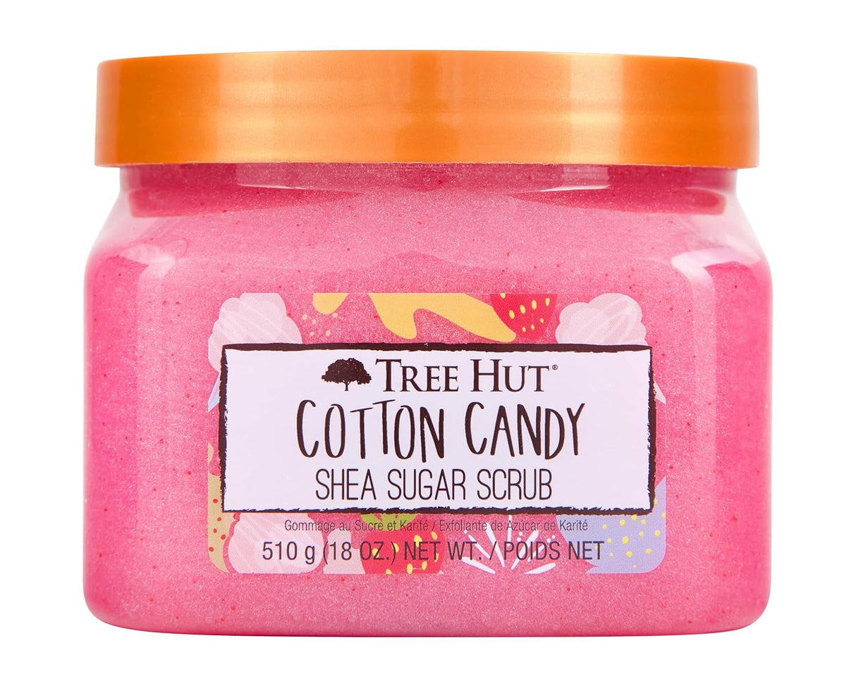 Tree Hut Blue Lagoon Shea Sugar Scrub | Exfoliating Body Scrub Removes Dead, Dry Skin for a Soft & Hydrated Feel | Nourishing Essential Body Care | 18 Fl Oz.