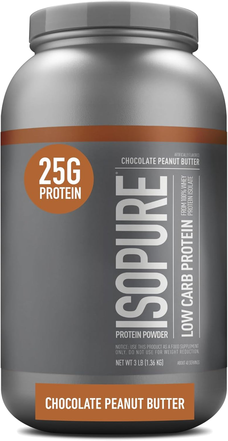 Isopure Creamy Vanilla Whey Isolate Protein Powder with Vitamin C & Zinc for Immune Support, 25G Protein, Zero Carb & Keto Friendly, 15 Servings, 1 Pound (Packaging May Vary)