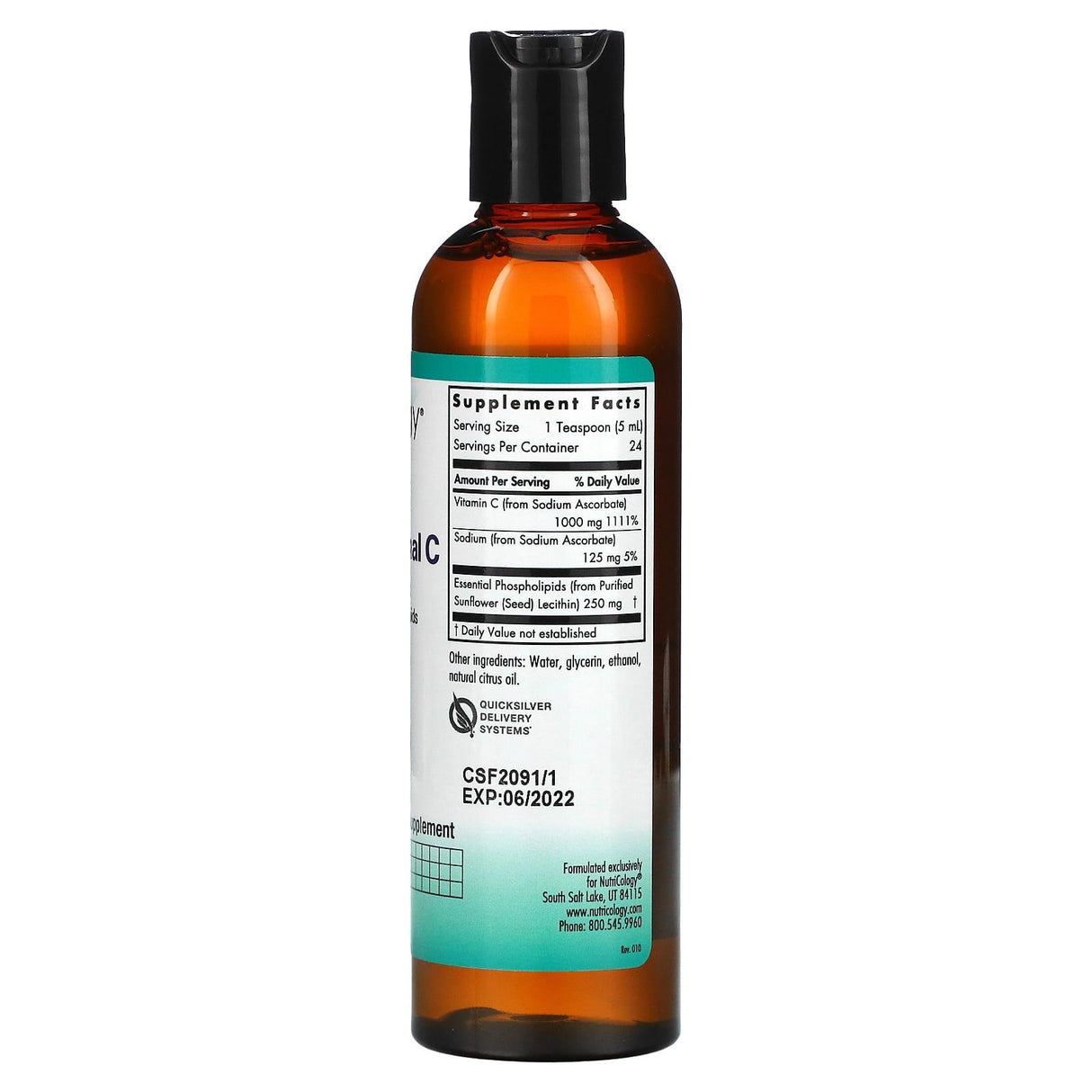 Nutricology, Micro Liposomal C, 4 fl oz (120 ml) - Supply Center USA