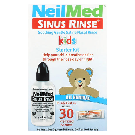 NeilMed, Kids, Sinus Rinse Starter Kit, For Ages 2 & Up, 1 Kit - Supply Center USA