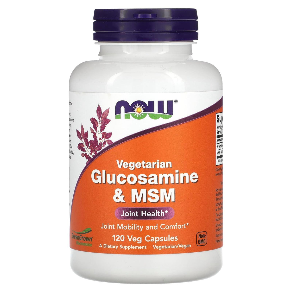 NOW Foods, Vegetarian Glucosamine & MSM, 240 Veg Capsules - Supply Center USA