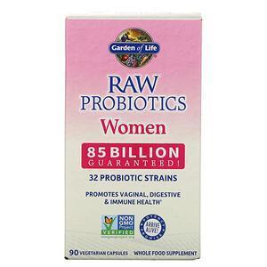 Garden of Life, RAW Probiotics, Women, 85 Billion, 90 Vegetarian Capsules - Supply Center USA