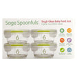 Sage Spoonfuls, Tough Glass Baby Food Jars, 4 Pack, 7 oz (210 ml) Each - Supply Center USA